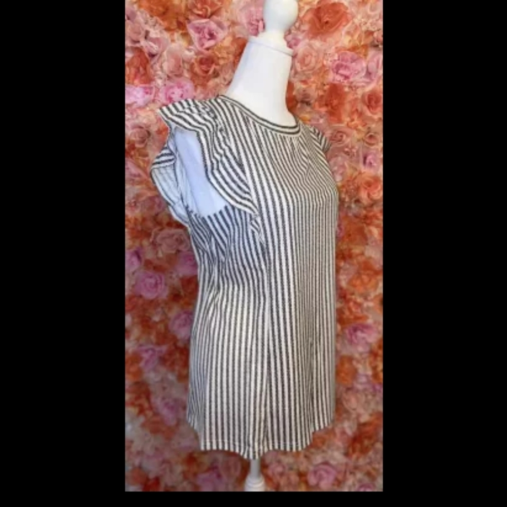 ♥️New ruffle Stripe tank top - Picture 5 of 14